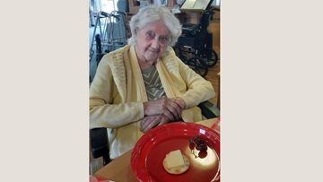 Dove Court Residents enjoy cheese and wine afternoon